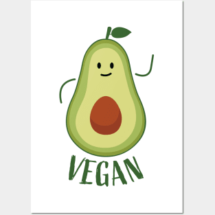 Avocado Vegan Posters and Art